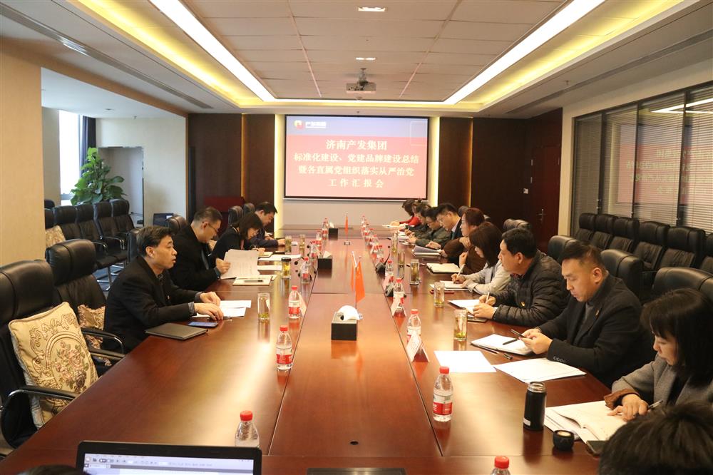 集團黨委召開黨組織標準化建設、 黨建品牌建設活動總結暨各直屬黨組織落實從嚴治黨工作匯報會議